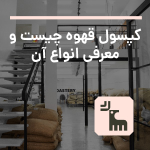 کپسول قهوه چیست و معرفی انواع آن - تی دی اس روستری